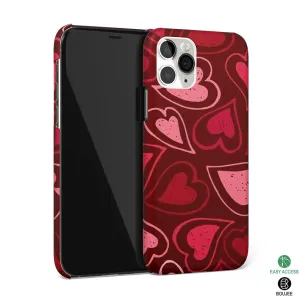 Wine Cascade Hearts Phone Cover | Matte Case