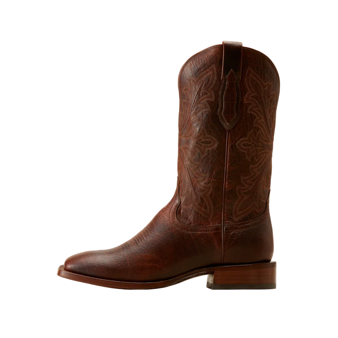 Ariat Men's Bench Bassett Saddle Brown Bison Boots