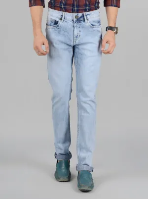 Blue Mirage Washed Narrow Fit Jeans | Greenfibre