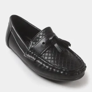 Boys loafers 202109-5 - BLACK