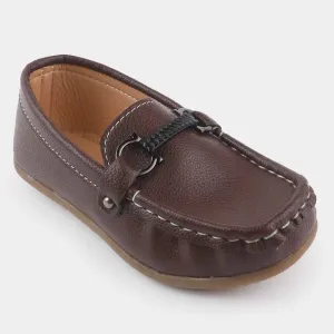 Boys Loafers R-207-BROWN