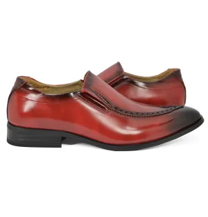 Burnt Red Formal Men's Loafers