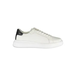 Calvin Klein Sleek White Sneakers with Contrast Accents