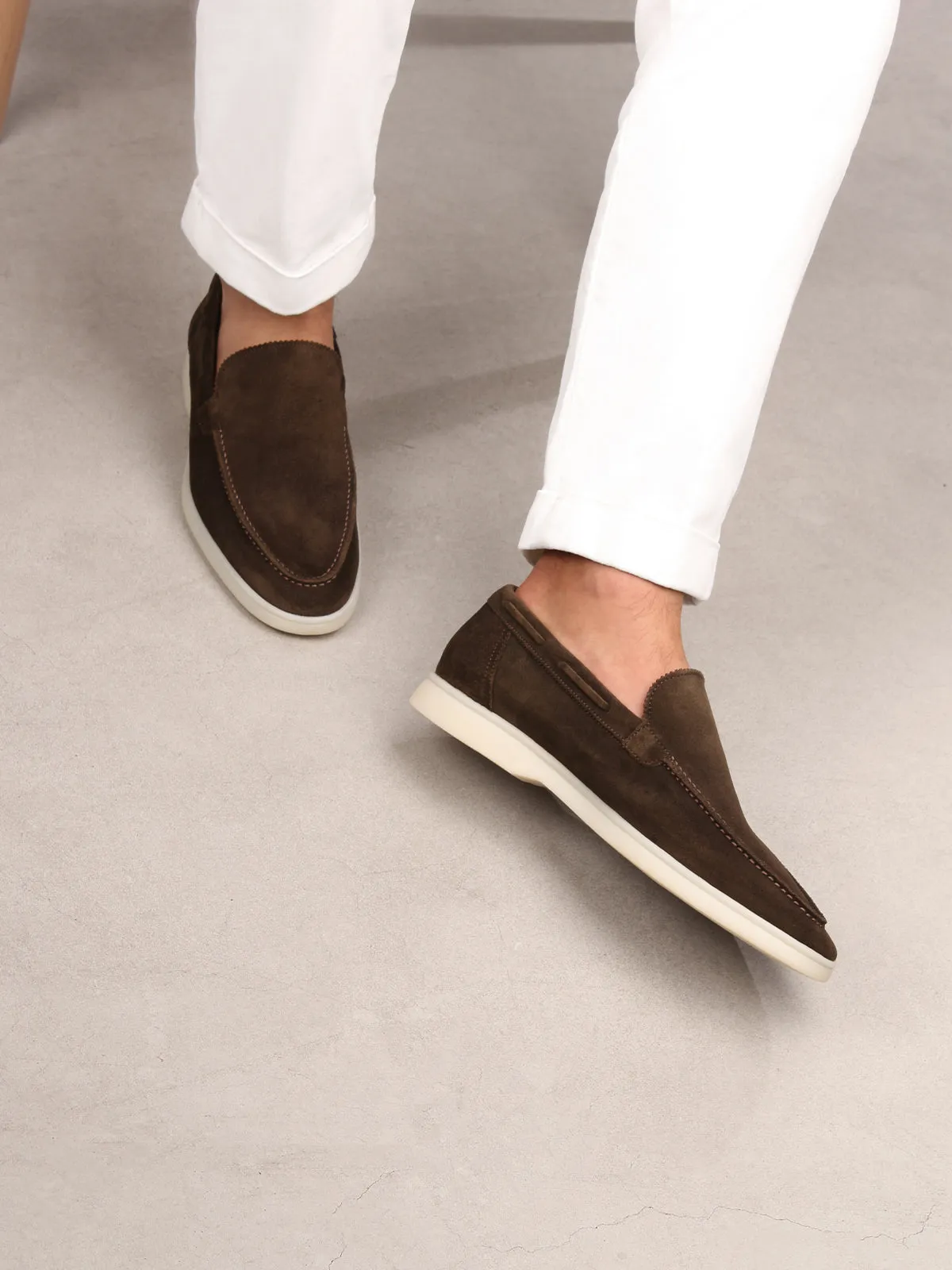 Dark Moss Yacht Loafers