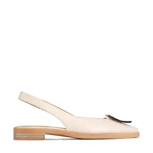 ESSY SLING-BACK FLATS LEATHER