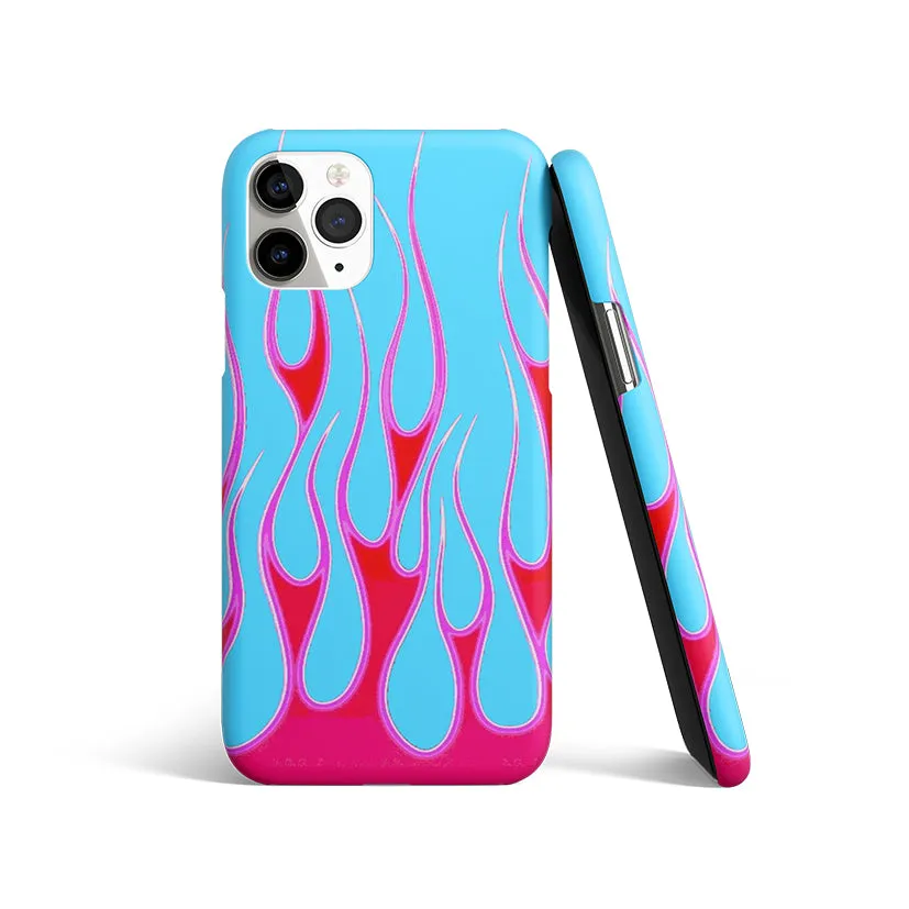 Flames Pink Phone Cover | Matte Case