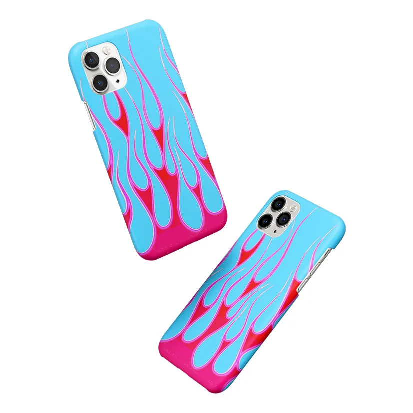 Flames Pink Phone Cover | Matte Case