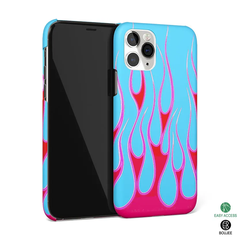 Flames Pink Phone Cover | Matte Case