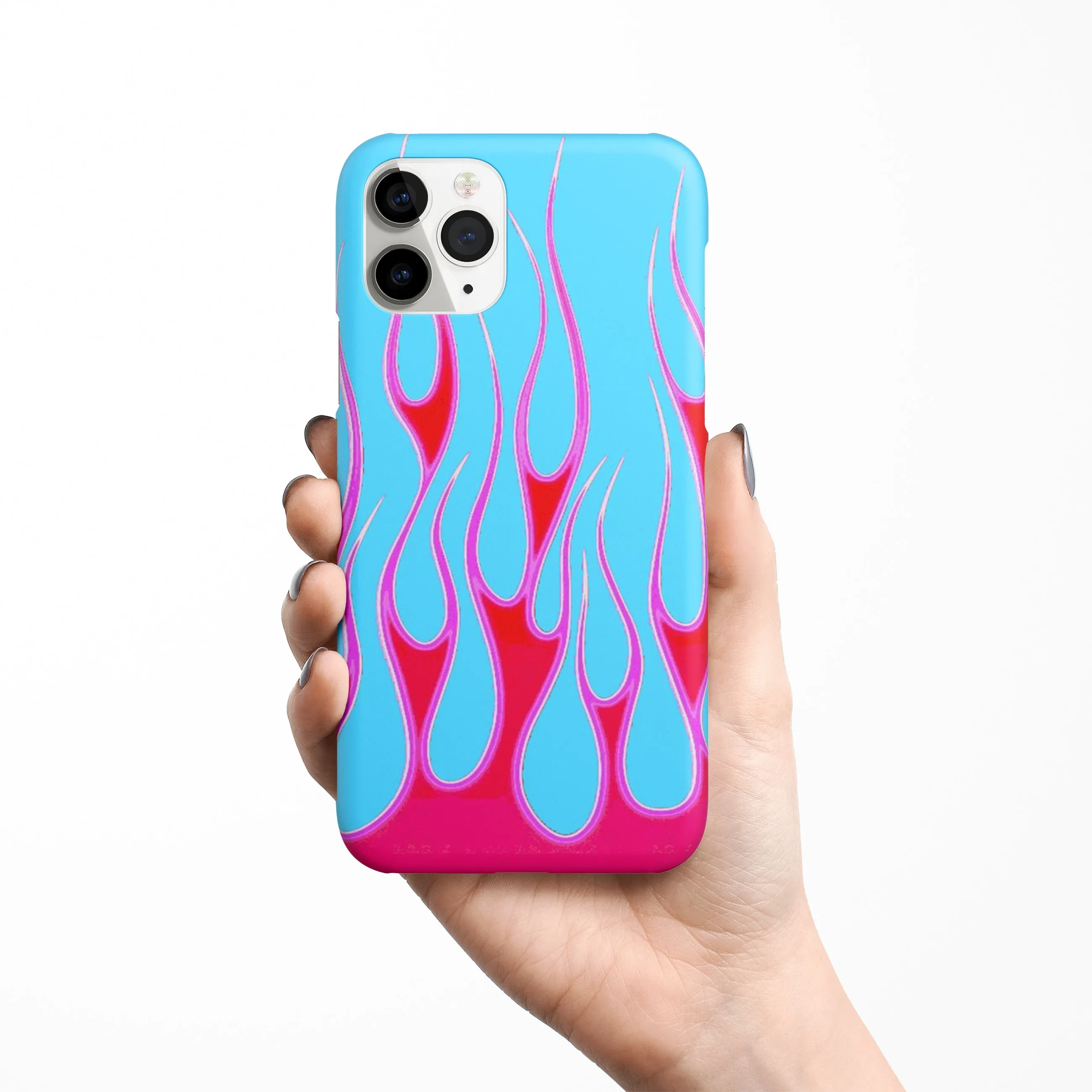 Flames Pink Phone Cover | Matte Case