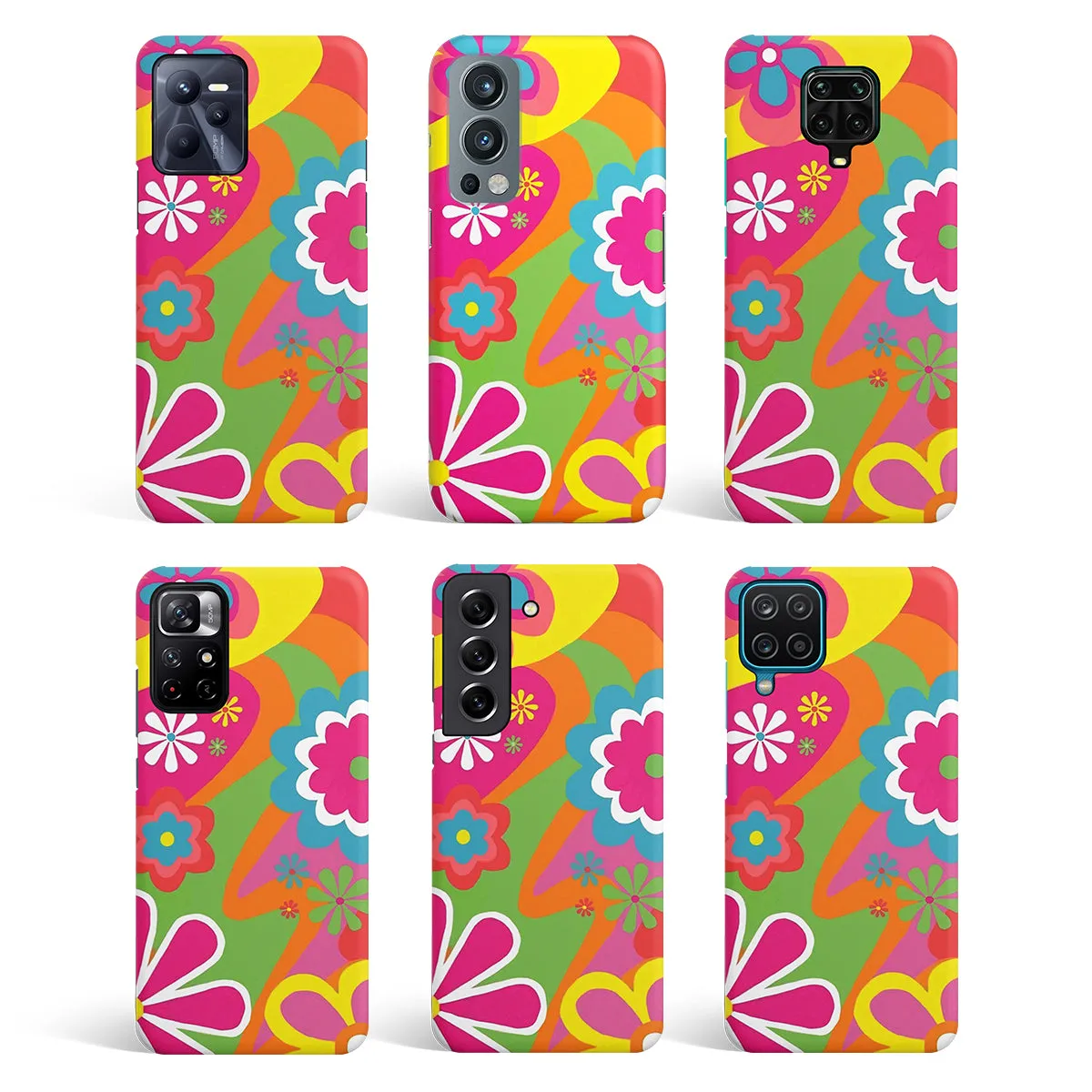 Floral Fusion Phone Cover | Matte Case