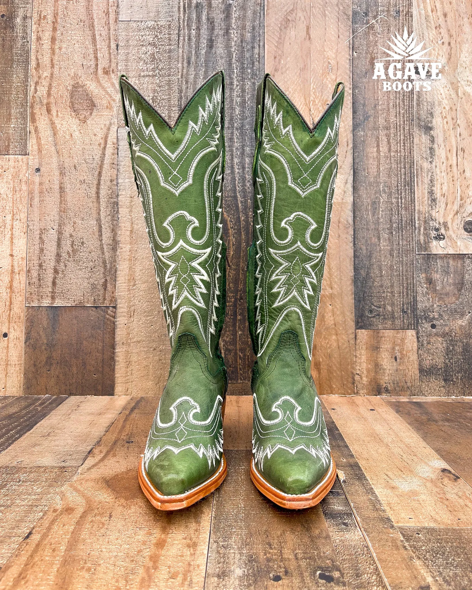 GREEN | WOMEN TALL COWBOY COWBOY BOOTS