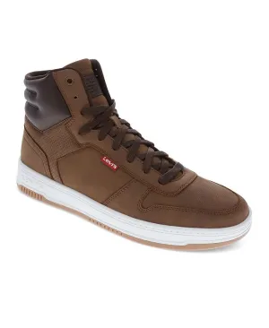 Men's Drive Hi CBL Levi's high top sneakers, brown