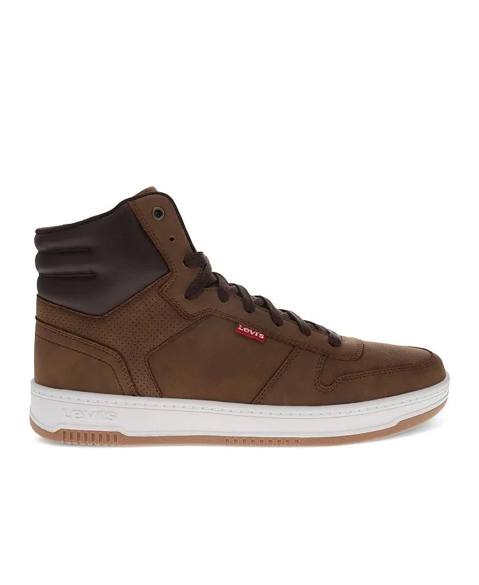 Men's Drive Hi CBL Levi's high top sneakers, brown