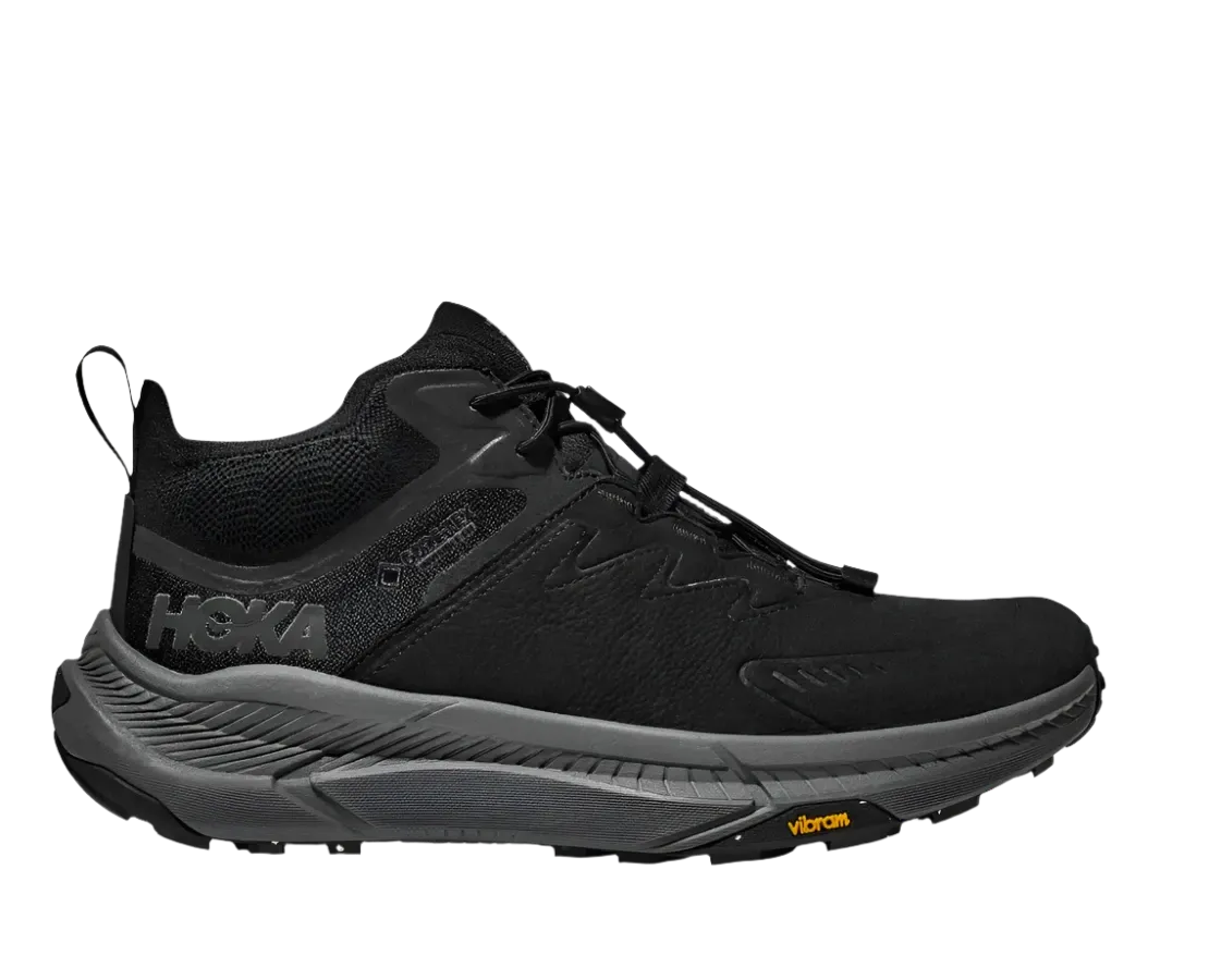 Men's Hoka Transport Chukka GTX Color: Black/Black