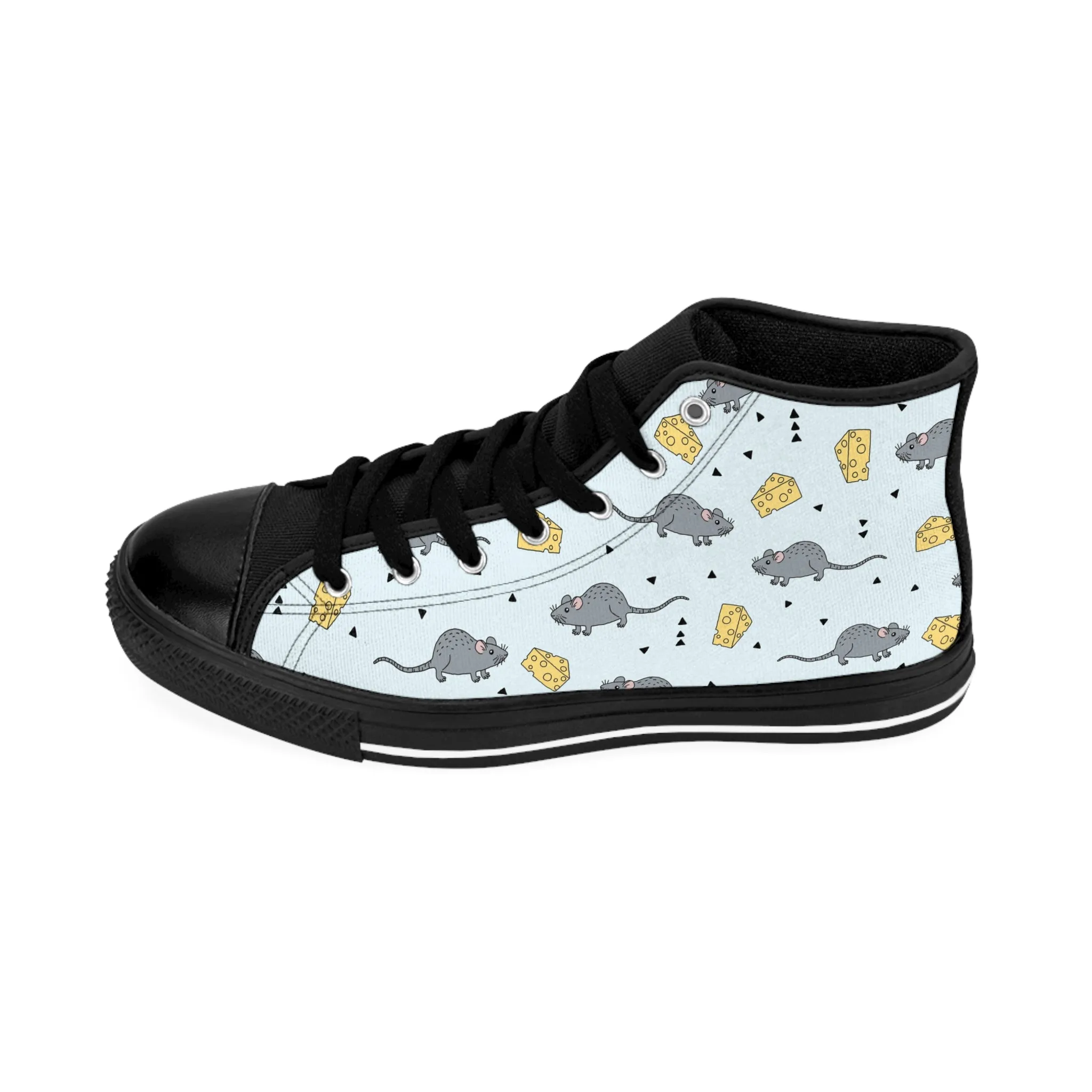 Mouse and Cheese Men's Classic Sneakers