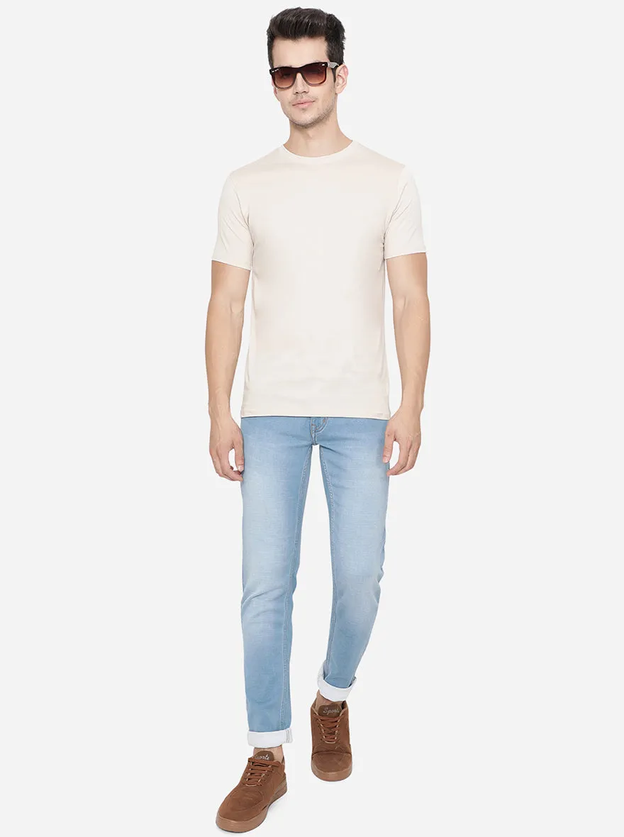 River Blue Washed Straight Fit Jeans | Greenfibre