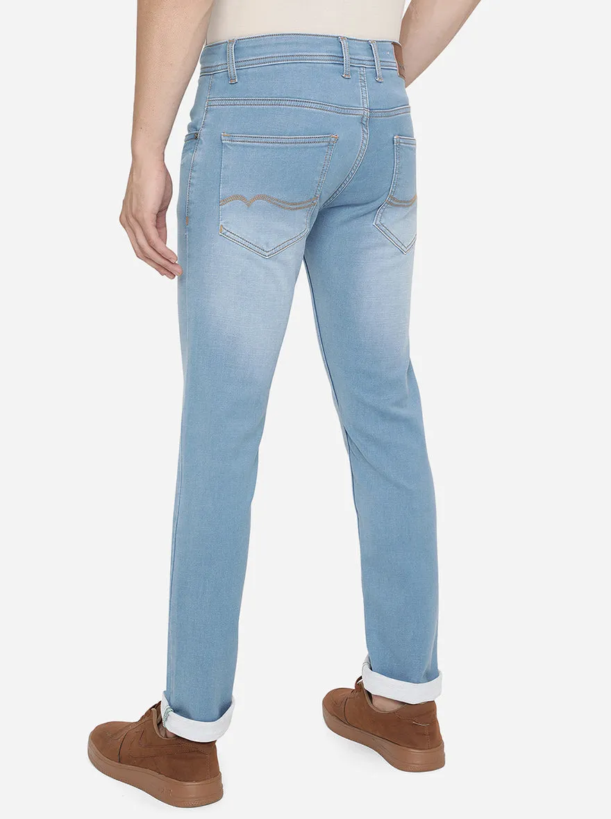 River Blue Washed Straight Fit Jeans | Greenfibre