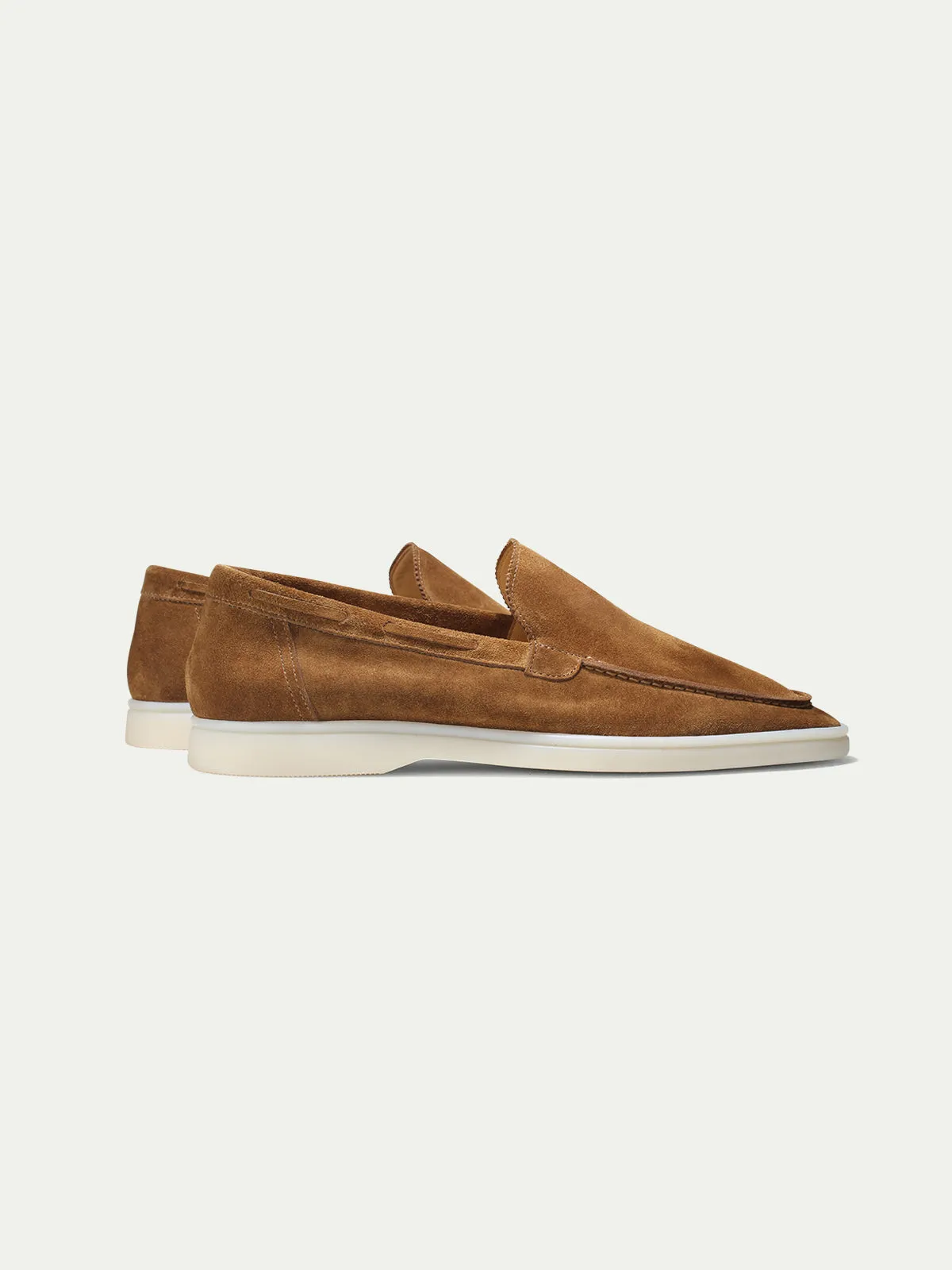 Tan Brown Yacht Loafers