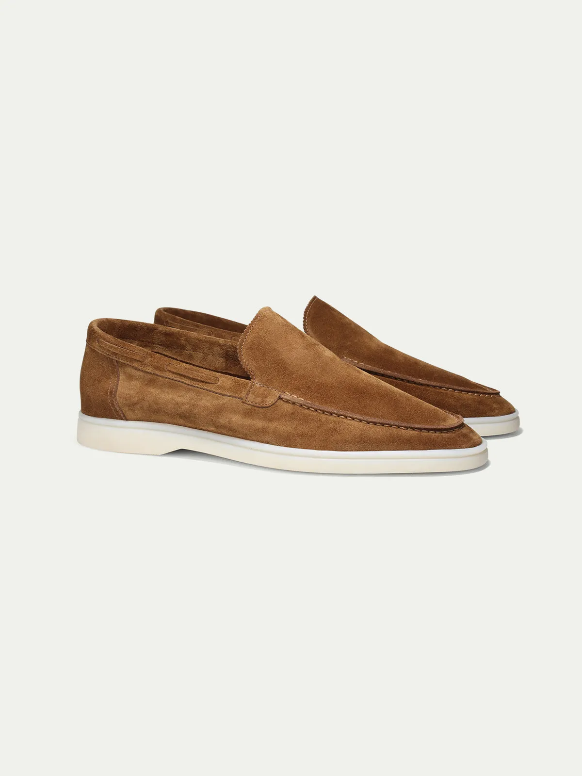 Tan Brown Yacht Loafers